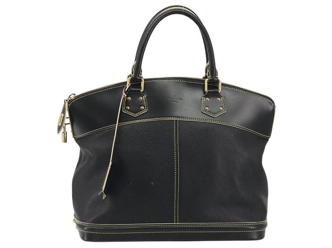 LOUIS VUITTON Suhari Lockit PM Sac à main Cuir Noir M91888 LV - vue 13