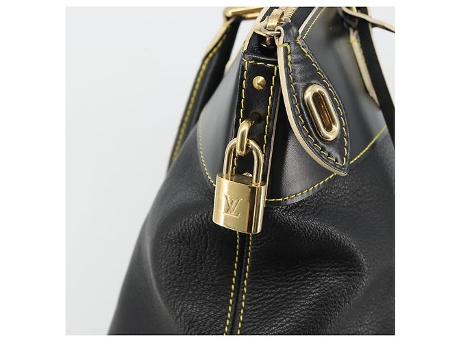 LOUIS VUITTON Suhari Lockit PM Sac à main Cuir Noir M91888 LV - vue 19