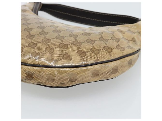 GUCCI GG Crystal Shoulder Bag Coated Canvas Beige Gold 181493 - vista 15