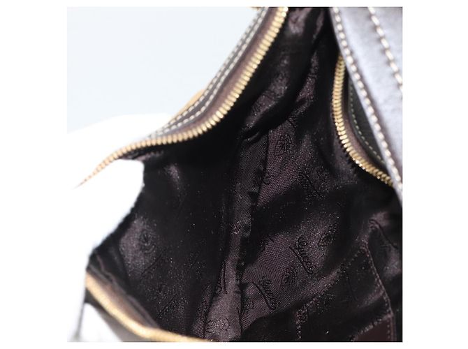 GUCCI GG Crystal Shoulder Bag Coated Canvas Beige Gold 181493 - vista 20