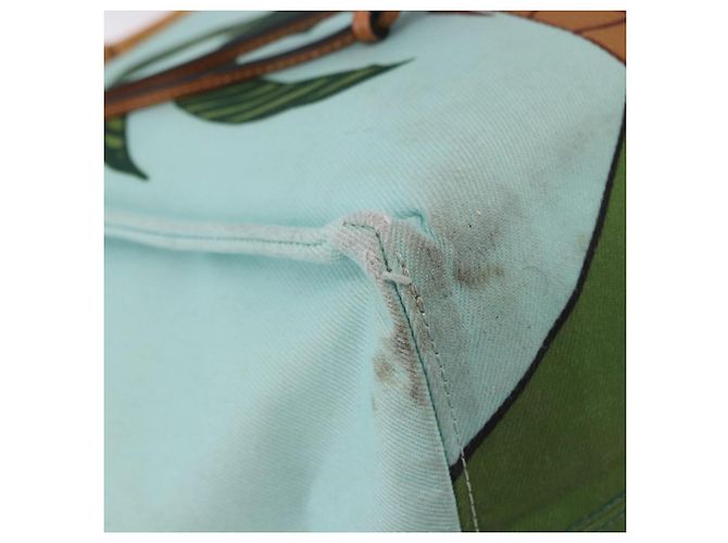 LOEWE KENPRICE cushion Tote Bag Canvas Green Brown - vista 10