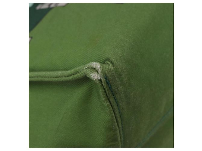 LOEWE KENPRICE cushion Tote Bag Canvas Green Brown - vista 15