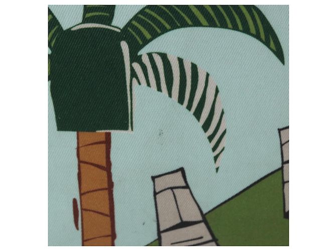 LOEWE KENPRICE cushion Tote Bag Canvas Green Brown - vista 2