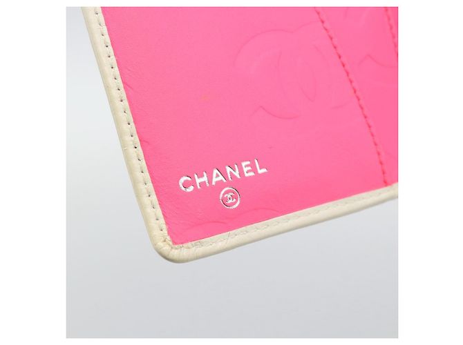 CHANEL Cambon Line Day Planner Cover Leather Black Silver CC - vista 18