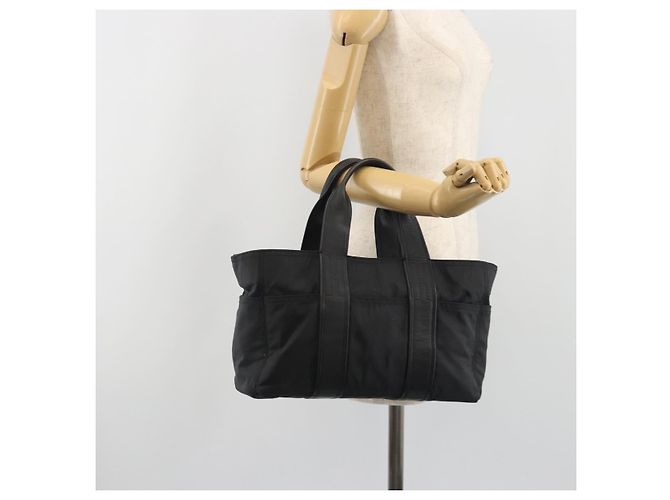 Hermès HERMES Acape Luco PM Hand Bag Nylon Black - vista 21