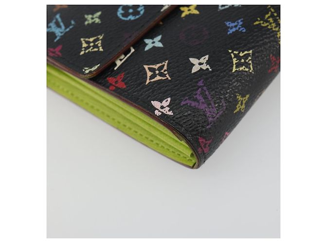 LOUIS VUITTON Monogram Multicolor Portefeiulle Sarah Black M60668 - view 14