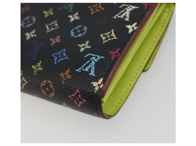 LOUIS VUITTON Monogram Multicolor Portefeiulle Sarah Black M60668 - view 15