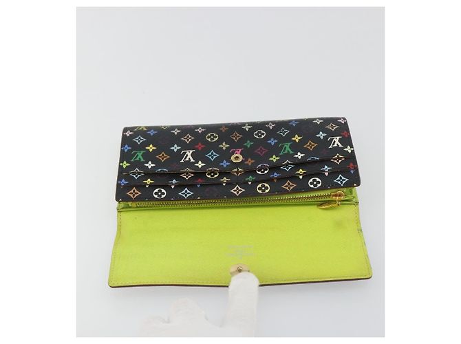 LOUIS VUITTON Monogram Multicolor Portefeiulle Sarah Black M60668 - view 18