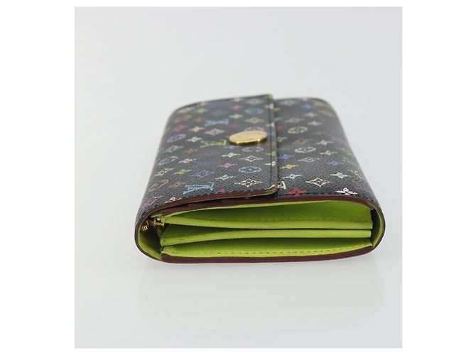 LOUIS VUITTON Monogram Multicolor Portefeiulle Sarah Black M60668 - view 4