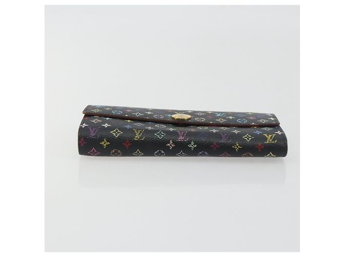 LOUIS VUITTON Monogram Multicolor Portefeiulle Sarah Black M60668 - view 6