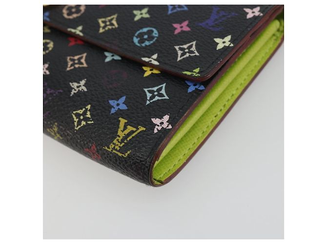 LOUIS VUITTON Monogram Multicolor Portefeiulle Sarah Black M60668 - view 7