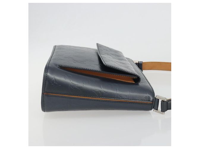 LOUIS VUITTON Monogram Mat Alston Shoulder Bag Navy M55125 LV - vista 3