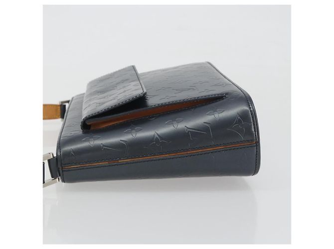 LOUIS VUITTON Monogram Mat Alston Shoulder Bag Navy M55125 LV - vista 4