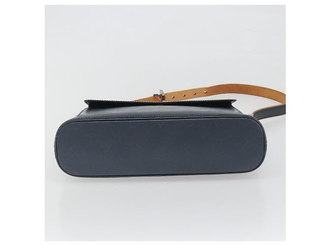 LOUIS VUITTON Monogram Mat Alston Shoulder Bag Navy M55125 LV - vista 5