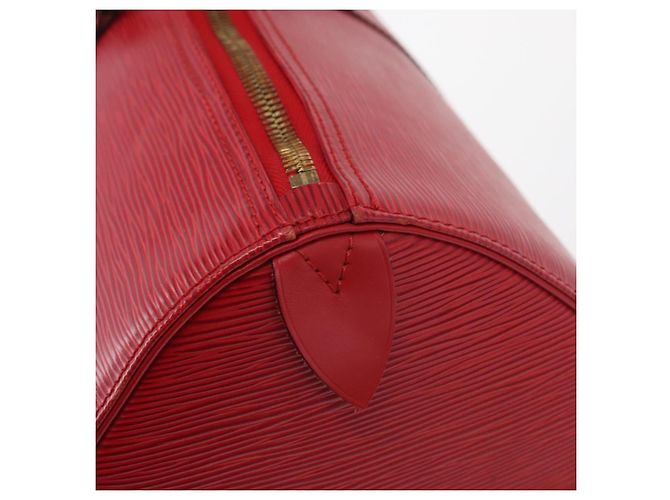 LOUIS VUITTON Epi Keepall 45 Boston Bag Red M42977 LV - vista 18
