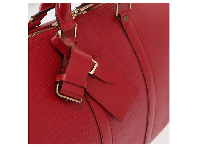 LOUIS VUITTON Epi Keepall 45 Boston Bag Red M42977 LV - vista 20