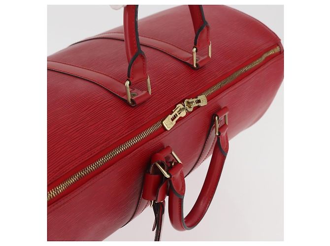 LOUIS VUITTON Epi Keepall 45 Boston Bag Red M42977 LV - vista 6