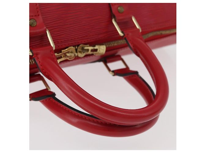 LOUIS VUITTON Epi Keepall 45 Boston Bag Red M42977 LV - vista 7