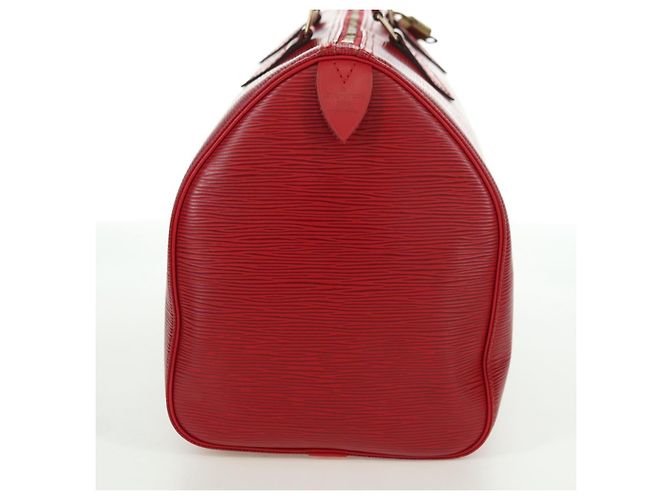 LOUIS VUITTON Epi Speedy 35 Hand Bag Castilian Red M42997 LV - vista 3
