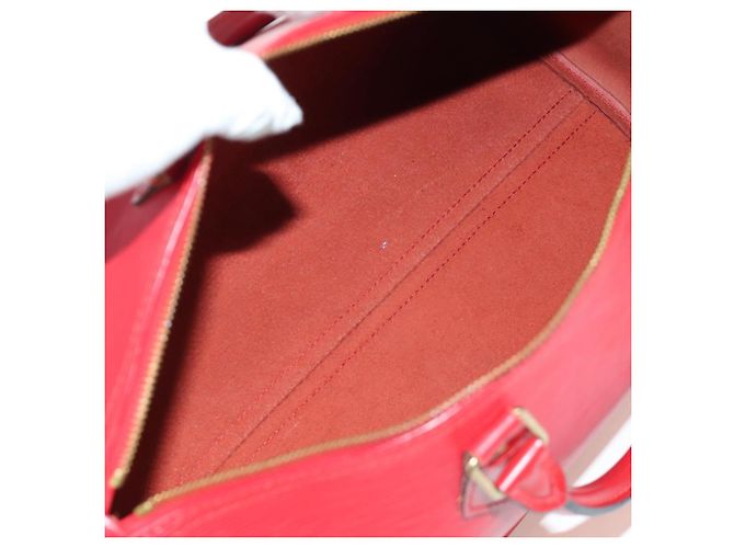 LOUIS VUITTON Epi Speedy 35 Hand Bag Castilian Red M42997 LV - vista 10