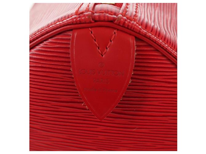LOUIS VUITTON Epi Speedy 35 Hand Bag Castilian Red M42997 LV - vista 18