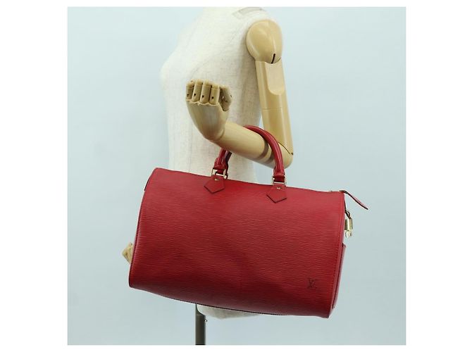 LOUIS VUITTON Epi Speedy 35 Hand Bag Castilian Red M42997 LV - vista 24