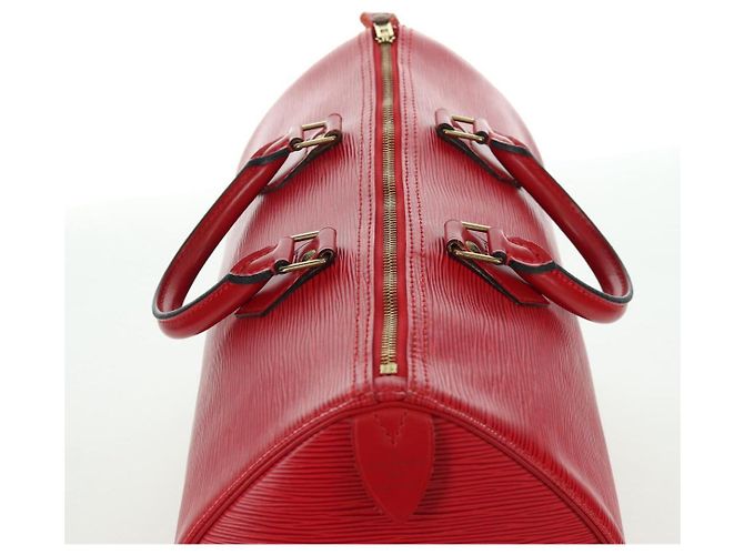 LOUIS VUITTON Epi Speedy 35 Hand Bag Castilian Red M42997 LV - vista 6