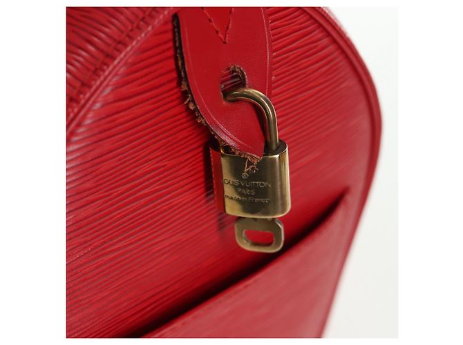 LOUIS VUITTON Epi Speedy 35 Hand Bag Castilian Red M42997 LV - vista 9
