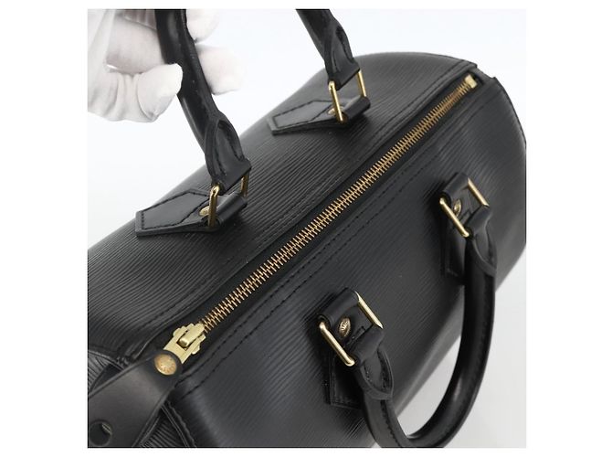 LOUIS VUITTON Epi Speedy 25 Hand Bag Black M43012 LV - vista 6