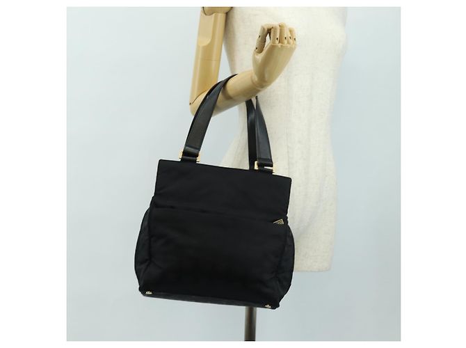 CHANEL New Travel Line Tote Bag Nylon Black Gold CC - vista 22