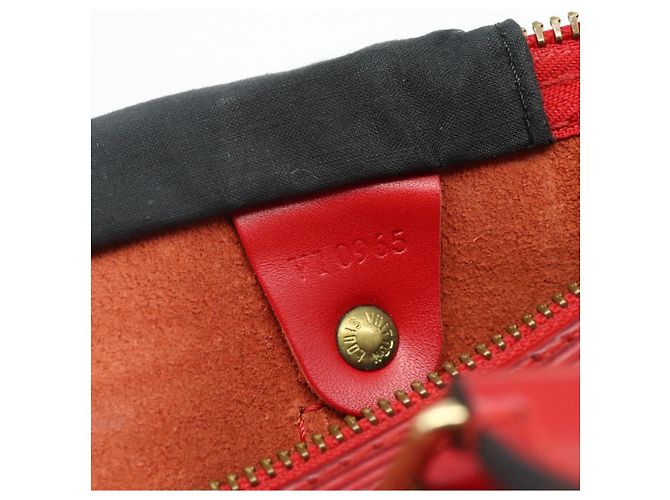 LOUIS VUITTON Epi Speedy 30 Hand Bag Castilian Red M43007 LV - vista 12