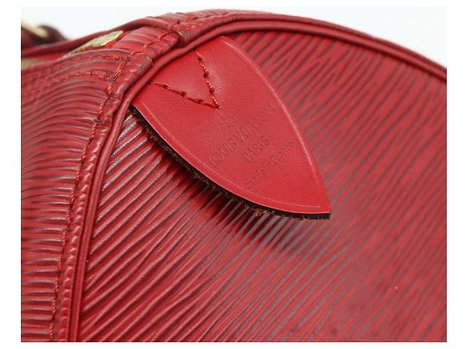LOUIS VUITTON Epi Speedy 30 Hand Bag Castilian Red M43007 LV - vista 18