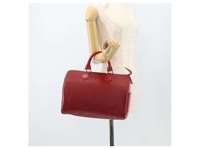 LOUIS VUITTON Epi Speedy 30 Hand Bag Castilian Red M43007 LV - vista 21