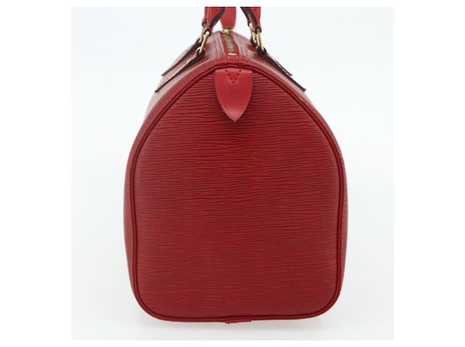 LOUIS VUITTON Epi Speedy 30 Hand Bag Castilian Red M43007 LV - vista 3
