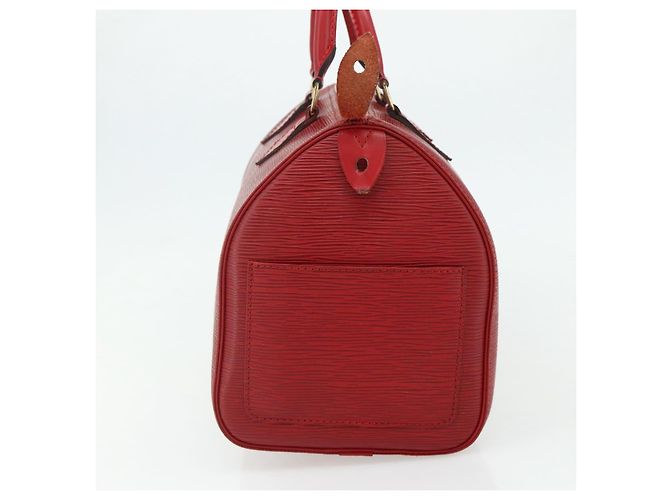 LOUIS VUITTON Epi Speedy 30 Hand Bag Castilian Red M43007 LV - vista 4