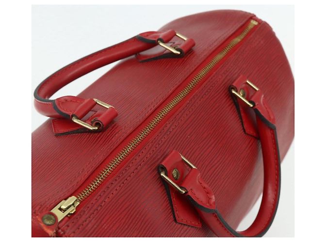 LOUIS VUITTON Epi Speedy 30 Hand Bag Castilian Red M43007 LV - vista 6