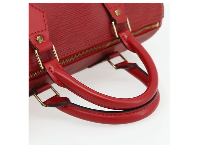 LOUIS VUITTON Epi Speedy 30 Hand Bag Castilian Red M43007 LV - vista 7