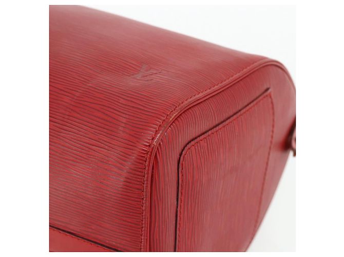 LOUIS VUITTON Epi Speedy 30 Hand Bag Castilian Red M43007 LV - vista 8