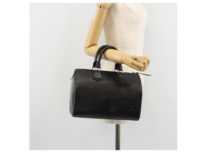 LOUIS VUITTON Epi Speedy 25 Hand Bag Black M59042 LV - vista 23
