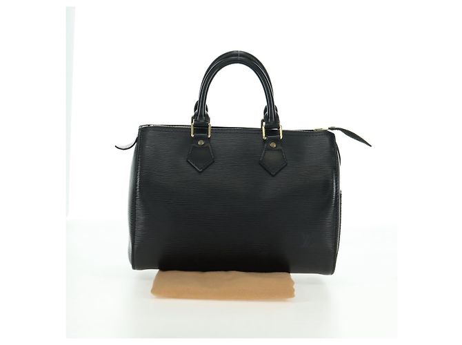 LOUIS VUITTON Epi Speedy 25 Handtasche Schwarz M59042 LV - Ansicht 12