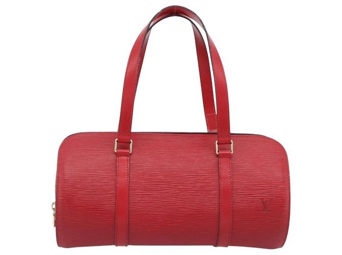 LOUIS VUITTON Epi Soufflot Hand Bag Red M52227 LV - vista 13