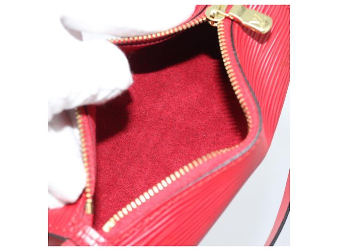LOUIS VUITTON Epi Soufflot Hand Bag Red M52227 LV - vista 24