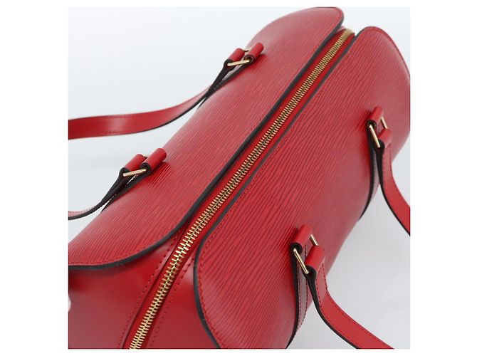 LOUIS VUITTON Epi Soufflot Hand Bag Red M52227 LV - vista 6