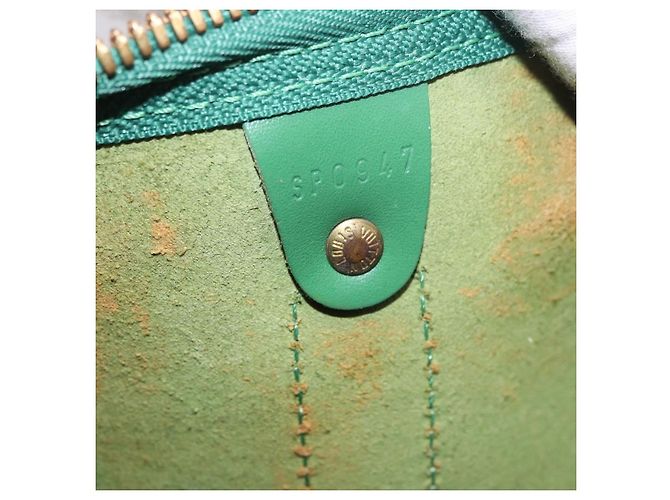 LOUIS VUITTON Epi Keepall 45 Boston Bag Green M42974 LV - vista 12