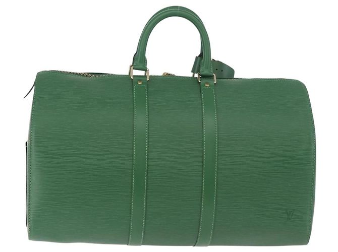 LOUIS VUITTON Epi Keepall 45 Boston Bag Green M42974 LV - vista 2