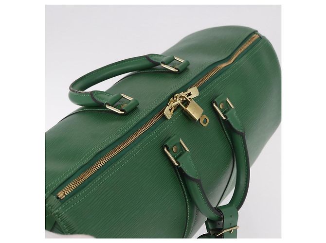 LOUIS VUITTON Epi Keepall 45 Boston Bag Green M42974 LV - vista 6
