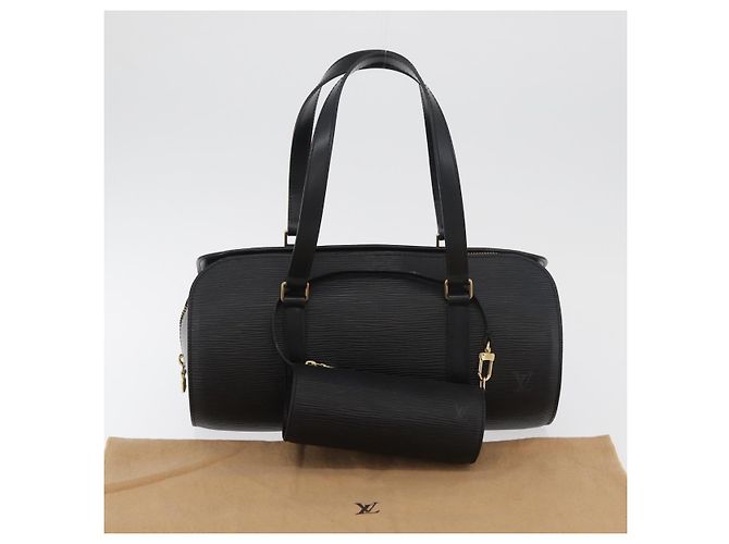 LOUIS VUITTON Epi Soufflot Hand Bag Black M52222 LV - vista 12