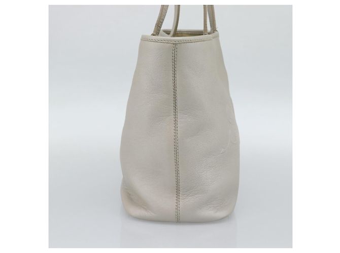 Bulgari BVLGARI Tote Bag Leder Grau Gold - Ansicht 3
