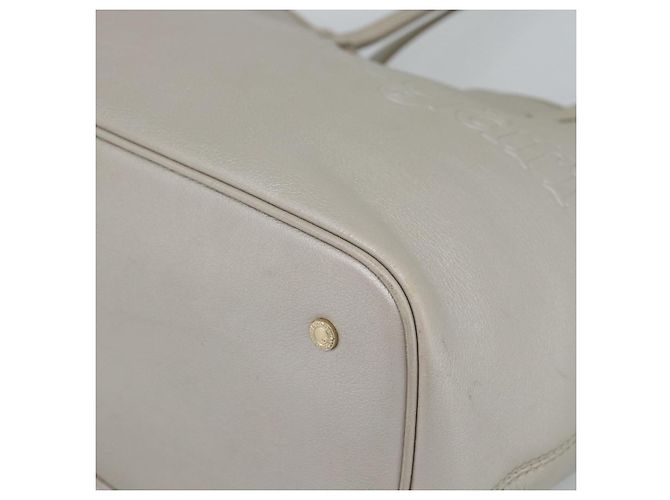 Bulgari BVLGARI Tote Bag Leder Grau Gold - Ansicht 9