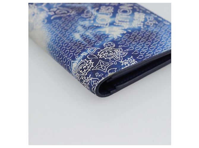 LOUIS VUITTON Monogram Bandana Brazza Portefeuille Navy M81405 - vista 14